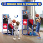 Adjustable Basketball Hoop for Kids Ages 3-8