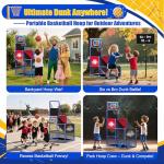 Adjustable Basketball Hoop for Kids Ages 3-8
