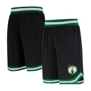 Boys' Black Knit Basketball Training Shorts