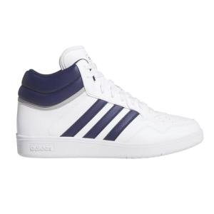 Adidas Hoops 4.0 Mid Basketball Shoes - White/Grey