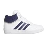 Adidas Hoops 4.0 Mid Basketball Shoes - White/Grey