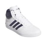 Adidas Hoops 4.0 Mid Basketball Shoes - White/Grey