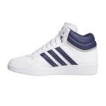 Adidas Hoops 4.0 Mid Basketball Shoes - White/Grey