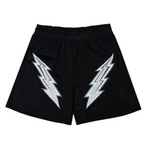 DIOTSR Men's Retro Graphic Basketball Shorts with Pockets