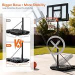 Adjustable Portable Basketball Hoop for Backyard Fun