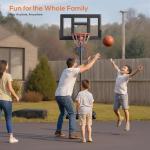 Adjustable Portable Basketball Hoop for Backyard Fun