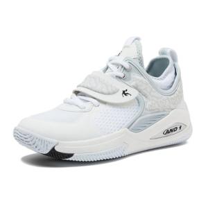 AND1 Gamma 4.0 Kids Basketball Shoes - White/Light Blue