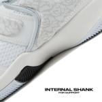 AND1 Gamma 4.0 Kids Basketball Shoes - White/Light Blue