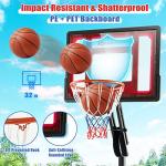 Goplus Adjustable Basketball Hoop for Indoor/Outdoor Play
