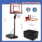 Goplus Adjustable Basketball Hoop for Indoor/Outdoor Play