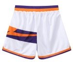 ZACAGO Men's Retro Lightweight Basketball Shorts - Solar White