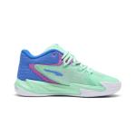 Puma Kids Dagger Basketball Shoes, Green Glimmer