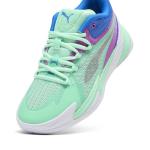 Puma Kids Dagger Basketball Shoes, Green Glimmer
