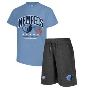 Memphis Grizzlies Youth Super Soft T-Shirt & Shorts