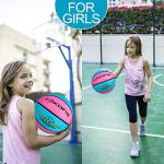 FAKOFIS Kids Size 5 Rubber Basketball for Play