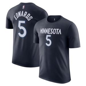 Anthony Edwards Timberwolves Kids Performance Jersey T-Shirt