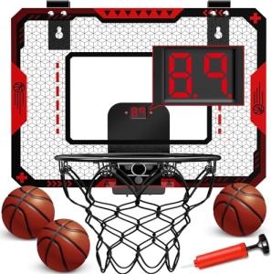 Mini Indoor Basketball Hoop with Electronic Scoreboard