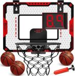 Mini Indoor Basketball Hoop with Electronic Scoreboard