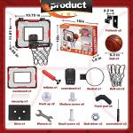 Mini Indoor Basketball Hoop with Electronic Scoreboard