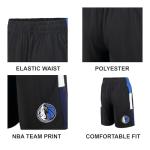 NBA Dallas Mavericks Youth Color-Blocked Basketball Shorts