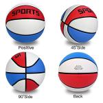 KUYOTQ Kids Youth Size 5 Basketball - Red/White/Blue
