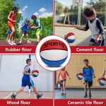KUYOTQ Kids Youth Size 5 Basketball - Red/White/Blue