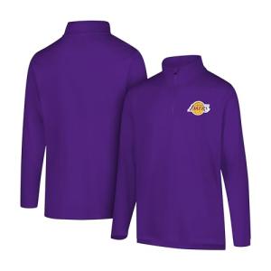 Los Angeles Lakers Quarter Zip Pullover T-Shirt