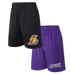 Youth Lakers Super Soft Basketball Shorts 2-Pack