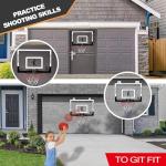 SOEVIEE Indoor Basketball Hoop for All Ages, 23x16 Inch