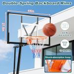 Adjustable Portable Basketball Hoop for Outdoor Play