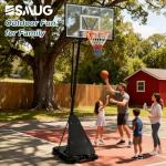 Adjustable Portable Basketball Hoop for Outdoor Play