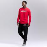 Houston Rockets Men's Long Sleeve Graphic Tee, Red