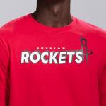 Houston Rockets Men's Long Sleeve Graphic Tee, Red