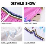 Men's Retro Graphic Basketball Shorts with Pockets