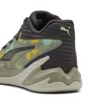 Puma Men's Dagger Basketball Shoe - Army Mint