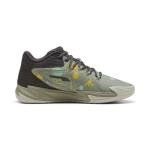 Puma Men's Dagger Basketball Shoe - Army Mint