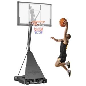 Portable Adjustable Basketball Hoop with Wheels 5-10FT