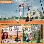 Portable Adjustable Basketball Hoop with Wheels 5-10FT