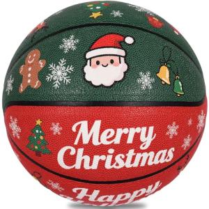 Festive Size 7 Christmas Basketball for All Games