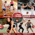 Festive Size 7 Christmas Basketball for All Games