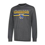 NBA Men's Long Sleeve Pullover T-Shirt - Heather Charcoal
