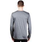 NBA Men's Long Sleeve Pullover T-Shirt - Heather Charcoal