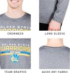 NBA Men's Long Sleeve Pullover T-Shirt - Heather Charcoal
