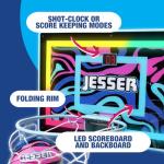 Jesser Mini Basketball Hoop with LED Scoring
