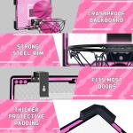 Pink Mini Indoor Basketball Hoop with Scoreboard