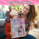 Pink Mini Indoor Basketball Hoop with Scoreboard