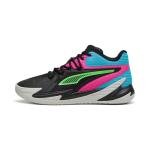 Puma Men's Dagger Basketball Shoes - Black/Pink