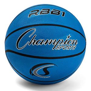 Champion Sports Heavy Duty Rubber Basketball, Size 7