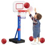 HYES Adjustable Toddler Basketball Hoop for Kids