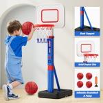 HYES Adjustable Toddler Basketball Hoop for Kids